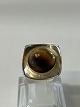 Vintage Ring with Stone, Tiger Eye in Sterling ...