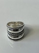 Silver ring with a beautiful designSize 55