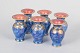 Rosenthal set of six miniature vases.Set of six porcelain miniature vases, model Ivory, with ...