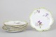Rosenthal Monbijou set of six fruit plates.Elegant set of six hand-painted porcelain fruit ...
