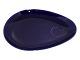 Rörstrand Blue Fire (Blå Eld), breakfast plate with room for a coffee cup.Designed by Hertha ...