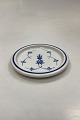 Bing and Grondahl Blue Fluted Saucer for Flower Pot with logo RWDiameter 15,5 cm / 6.10 inch