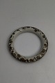 Royal Copenhagen Porcelain Armring Floral motiv (Brown)Measures inner Diam 6.9 cm (2.71 inch)