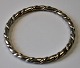 Hans Hansen bangle in sterling silver, design: 206, ...