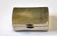 Danish silver viniagrette box, 1842. Inside gilded. With lattice. With decoration on lid and ...