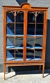 English mahogany display cabinet with inlay, circa 1930.
