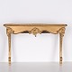 Wall Mounted Console Table in Gilded Wood with Carvings ...