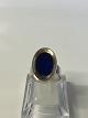 Ladies' ring in silver with BluestoneSize 54Stamped JM 925SUsed good ...