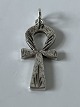 Cross pendant in SilverLength with loop 3.8 cmNice and well maintained condition