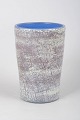 Mari Simmulson for Upsala Ekeby, vase model 1019.Cylindrical stoneware vase with textured ...