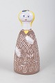 Mari Simmulson for Upsala Ekeby, girl figurine.Decorative stoneware figurine depicting a girl ...