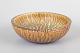 Gunnar Nylund for Rörstrand, stoneware bowl with birch wood glaze.Circular stoneware bowl with ...