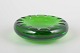 Marc Newson, art glass dish.Organically shaped dish in clear green art glass with a thick, ...