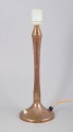 Danish art deco brass table lamp.Elegant conical and baluster-shaped table lamp executed in ...