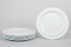 Grethe Meyer for Royal Copenhagen, set of six Blue Line dinner plates.Elegant set of six ...