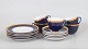 Lomonosov, set of five coffee cups with matching saucers ...