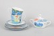 Rosina Wachtmeister for Goebel, set of two coffee cups with matching saucers, two cake plates ...