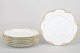 Haviland & Co Limoges, set of seven dinner plates.Elegant set of seven French porcelain dinner ...