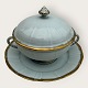 Bing & Grondahl, Offenbach, Bouillon cup with saucer and lid, cup diameter 12.5cm, saucer ...