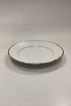 Bing and Grondahl Hostrup Lunch Plate No. 26White colored with gold rimDiameter 21 cm / 8.27 ...