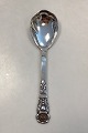 Grann og Laglye Silver Ornamental Serving Spoon with AmberMeasures 26 cm / 10.24 inch