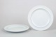 Grethe Meyer for Royal Copenhagen, two Blue Line dinner plates.White porcelain from the Blue ...
