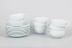 Grethe Meyer for Royal Copenhagen, set of eight Blue Line coffee cups with matching ...
