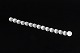 Anton Michelsen sterling silver bracelet.Modernist sterling silver bracelet with circular ...