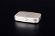 Danish silver snuff box.Rectangular snuff box in hammered 830 silver with Danish three tower ...