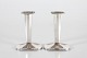 Cohr SilverPair silver 830s candlesticks made in the 1960sHeight 12 cmLength 8.5 ...