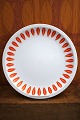 Retro dinner plate from Lyngby Porcelain (Danild) from the 60s. in the Orange Lotus pattern. ...