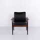 Finn Juhl Diplomat 209 armchair by France & Son in rosewood and black leather. Danish design ...