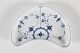 Royal Copenhagen Blue Fluted PlainCrescent shaped serving platter no. 1/155with stamp from ...
