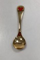 Georg Jensen Annual Spoon 2001 in Gilded Sterling SilverMeasures 15 cm / 5.91 inch