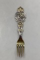 Anton Michelsen Commemorative Fork in Gilded Sterling Silver from 1923.For the occation of ...