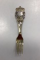 Anton Michelsen Commemorative Fork in Gilded Sterling Silver from 1912For the occation of ...