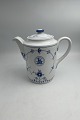 Bing and Grondahl Blue Traditional Blue Fluted Hotel Coffee Pot with Logo No. 1053Measures ...