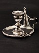 Silver-plated chamber candlesticks with scissors and extinguisher H. 10 cm. Year approx. 1920 ...