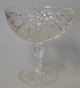 Sugar bowl in pressed glass, 19th century. Denmark. H.: 13 cm. Dia.: 12.5 cm.