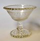 Sugar bowl in pressed glass, 19th century. Denmark. H.: 8 cm. Dia.: 9 cm.