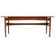 Danish modern cabinetmaker teak writing desk. H: 73cm. ...