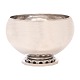 Large sterlingsilver bowl by Hans Hansen. Signed Hans Hansen and dated 1936. H: 12,5cm. D: 19cm. W: 744gr