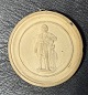 Miniature plate in terracotta from Peter Ipsen circa 1885. Motif with Bertel Thorvaldsen ...