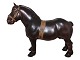 Large Bing & Grondahl stonewarefigurineBelgian Stallion
