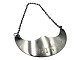 Silver bottle sign for decanter, Gin.Hallmarked "830S".The sign measures 5.0 ...