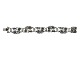 Silver bracelet with flowers from around 1940 to 1960.Hallmarked "830S".Length 18.5 cm., ...