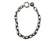 Georg Jensen sterling silver, bracelet with a goldball.Design number 378.This was ...