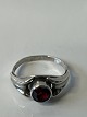 Vintage Ladies Ring with Red Stone in Sterling SilverSize 52Stamped HS 925SNice and well ...