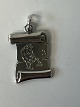 Zodiac sign Leo. The pendant is sterling silverHeight 2.4 cm.
