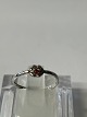 Ring with red stone in sterling silverSize 47Stamped 925SNice and well maintained